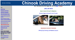 Desktop Screenshot of chinookdrivingacademy.com